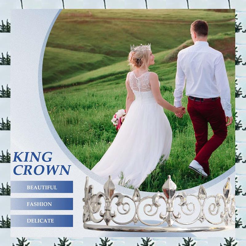 ABLG Royal King Crown For Men  - Medieval Men'S Accessories ulasan dan harga