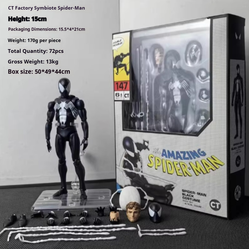15cm Ct Mafex 147 Comic Symbio - Men Accessories Collection ulasan dan harga