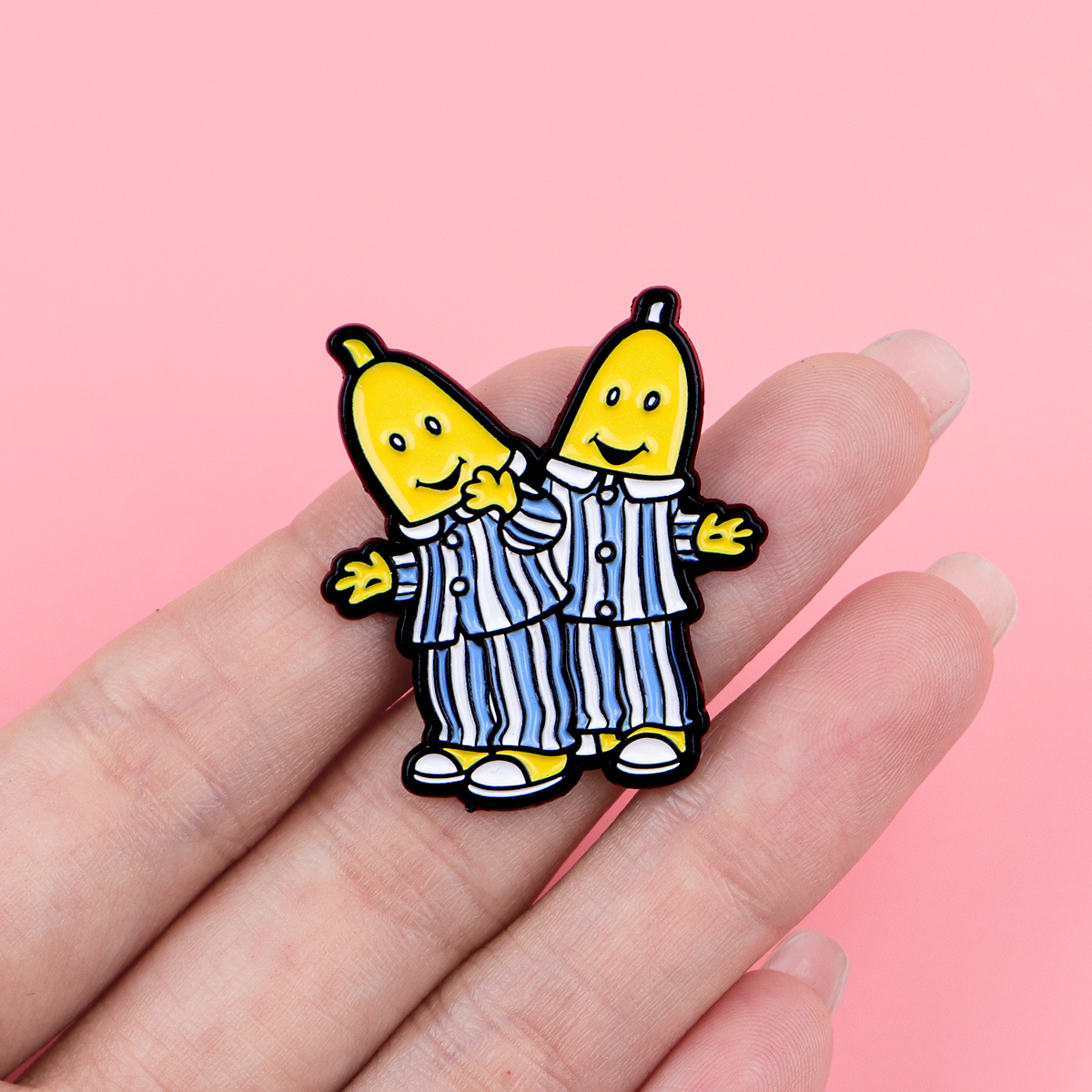 Funny Pajama Banana Man Enamel - Men Accessories Jewelry ulasan dan harga