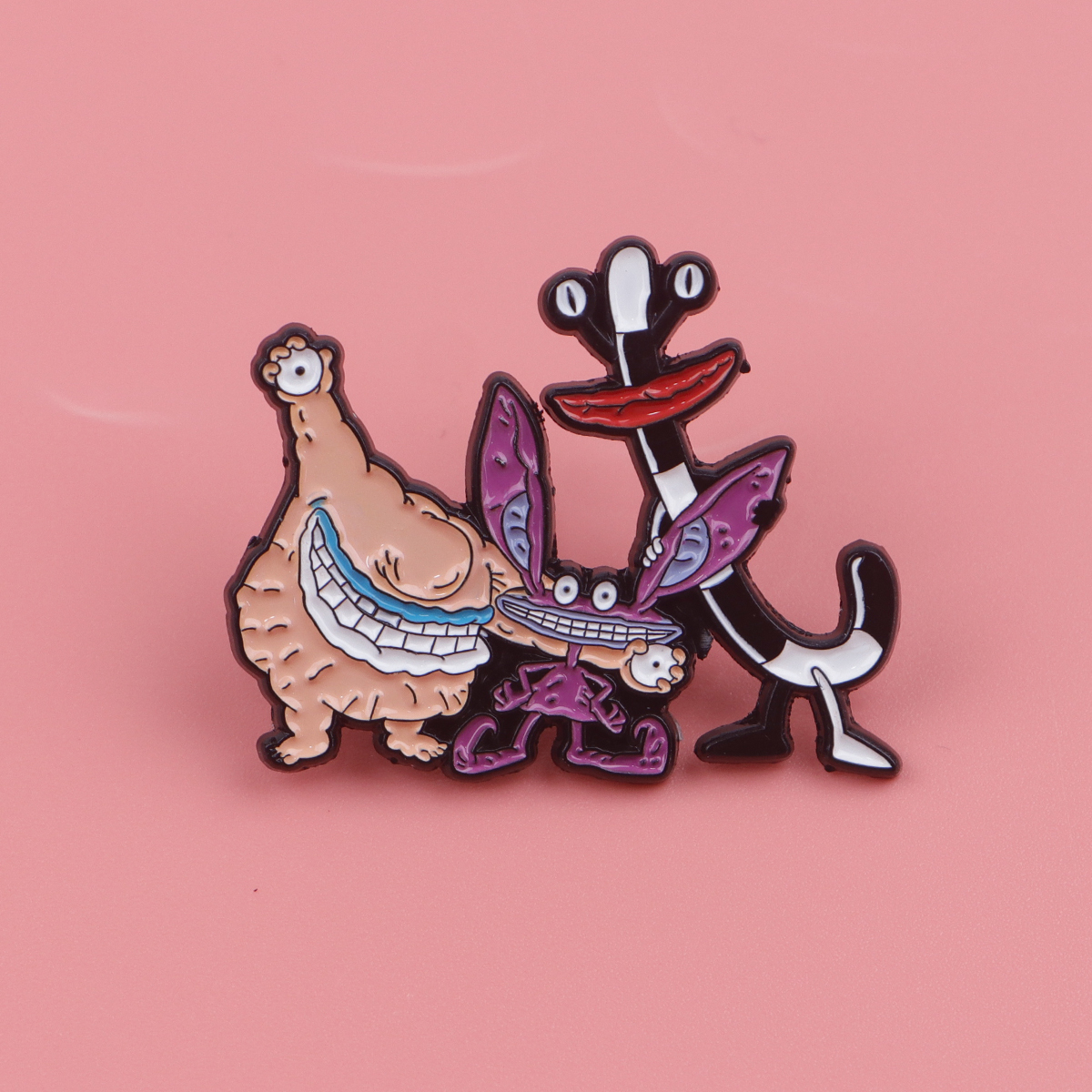 Cartoon Monster Enamel Pin Bad - Men Accessories Jewelry ulasan dan harga