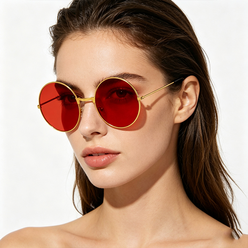 Classic Vintage Round Frame Su - Men'S Accessories Glasses ulasan dan harga