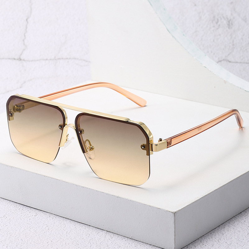 New Gradient Half-frame Sungla - Men'S Accessories Glasses ulasan dan harga