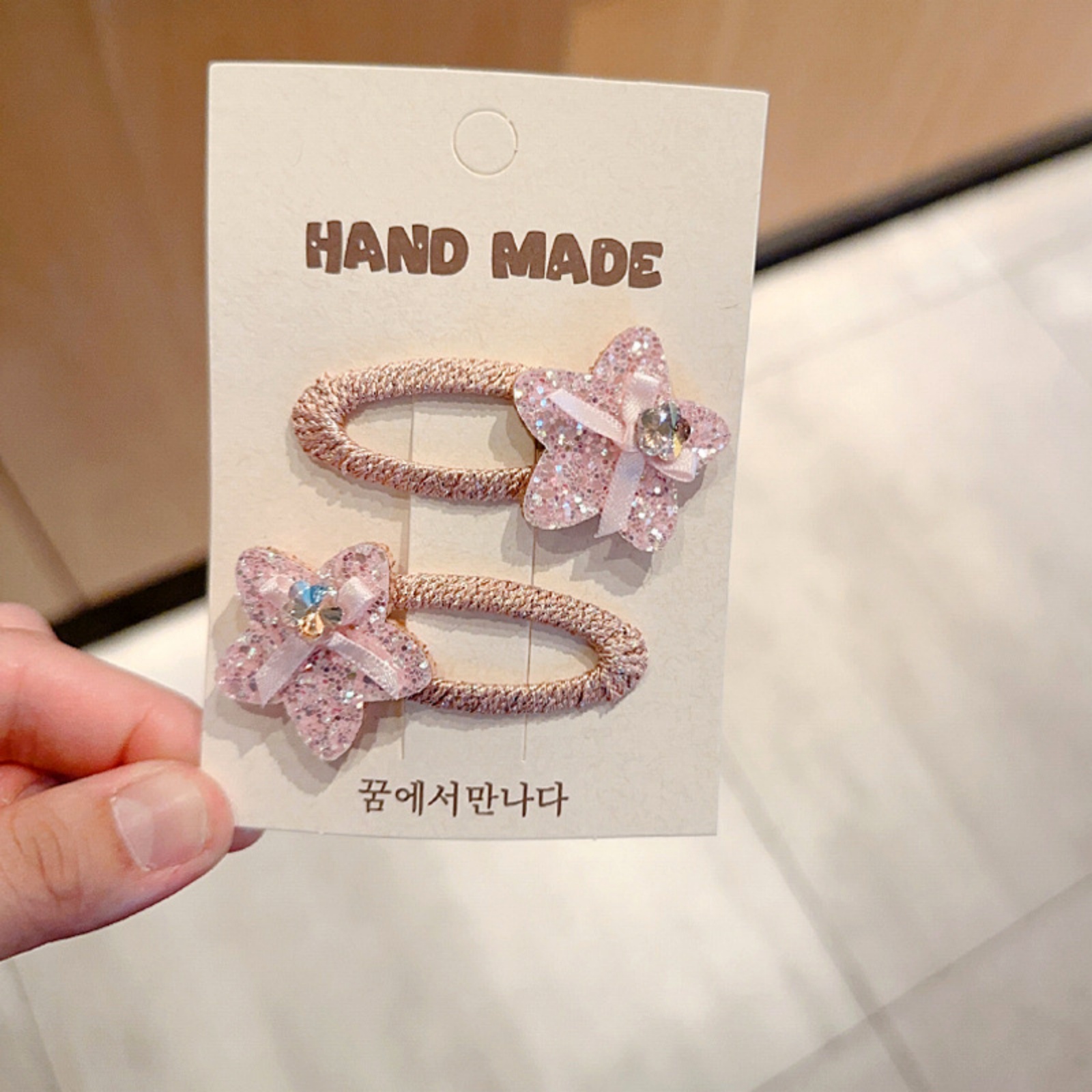 2/4PCS Cute Pink Bunny & Flowe - Tie Clip Set ulasan dan harga