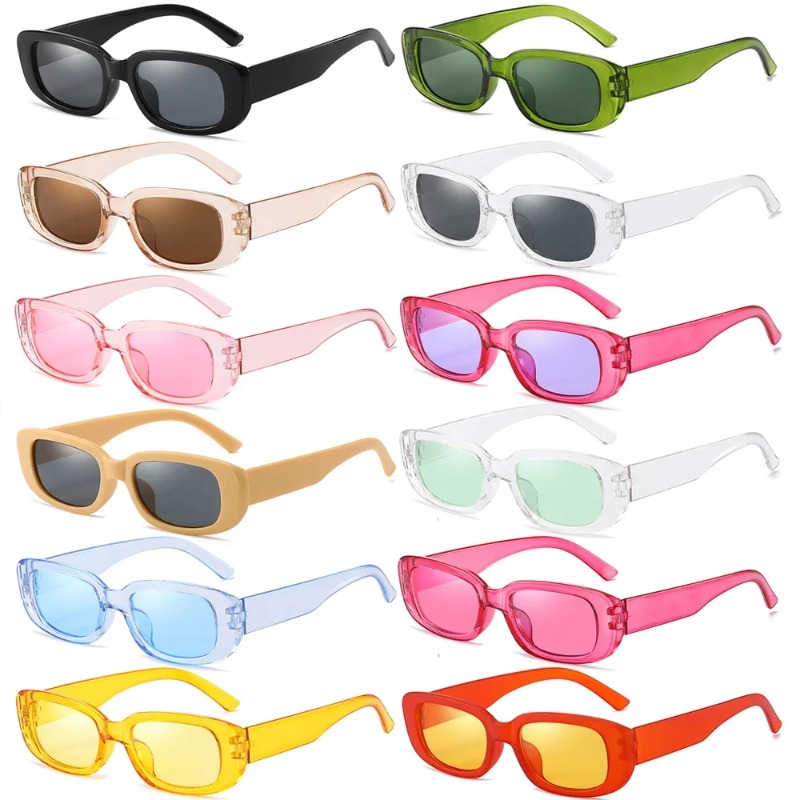 Women Men Steampunk Rectangle  - Men'S Accessories Glasses ulasan dan harga