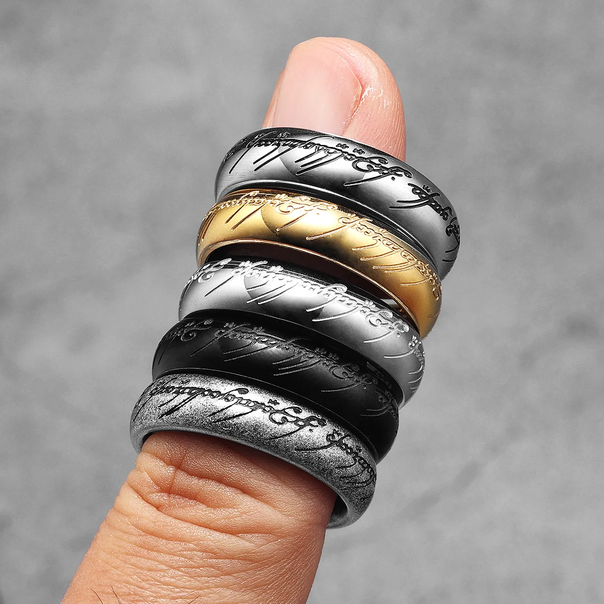 6MM Stainless Steel Exquisite  - Men Accessories Name ulasan dan harga
