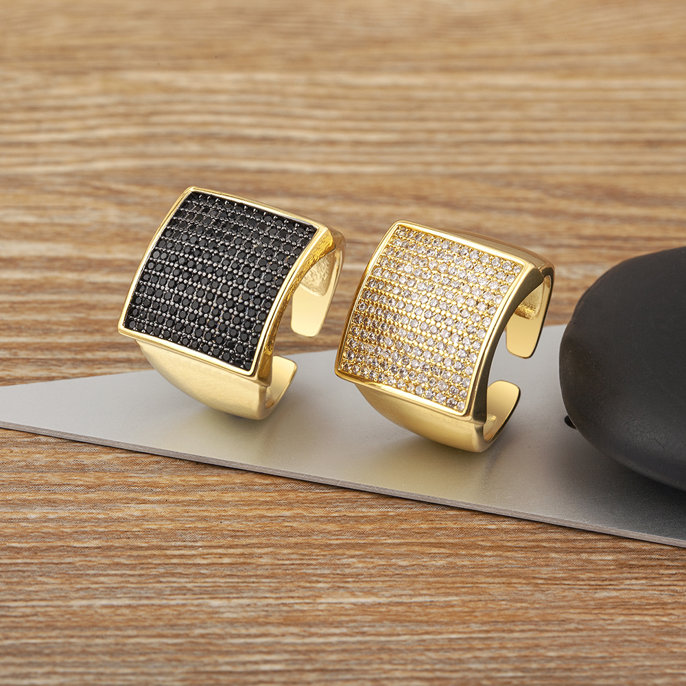 Nidin Hot Sale Punk Style Rect - Men'S Accessories Jewelry Sale ulasan dan harga