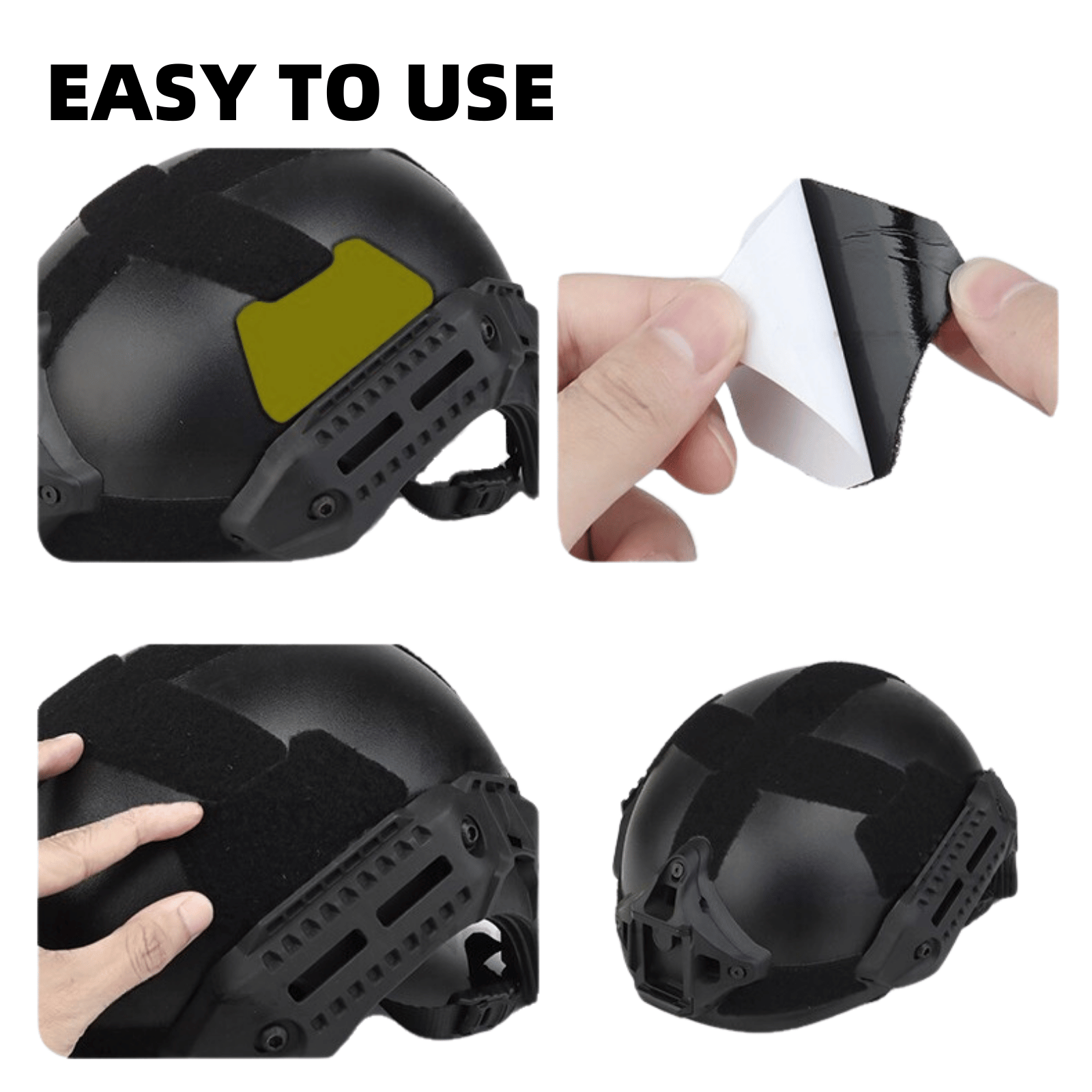MK Helmet Hook & Loop Fastener - Men Accessories Mk ulasan dan harga
