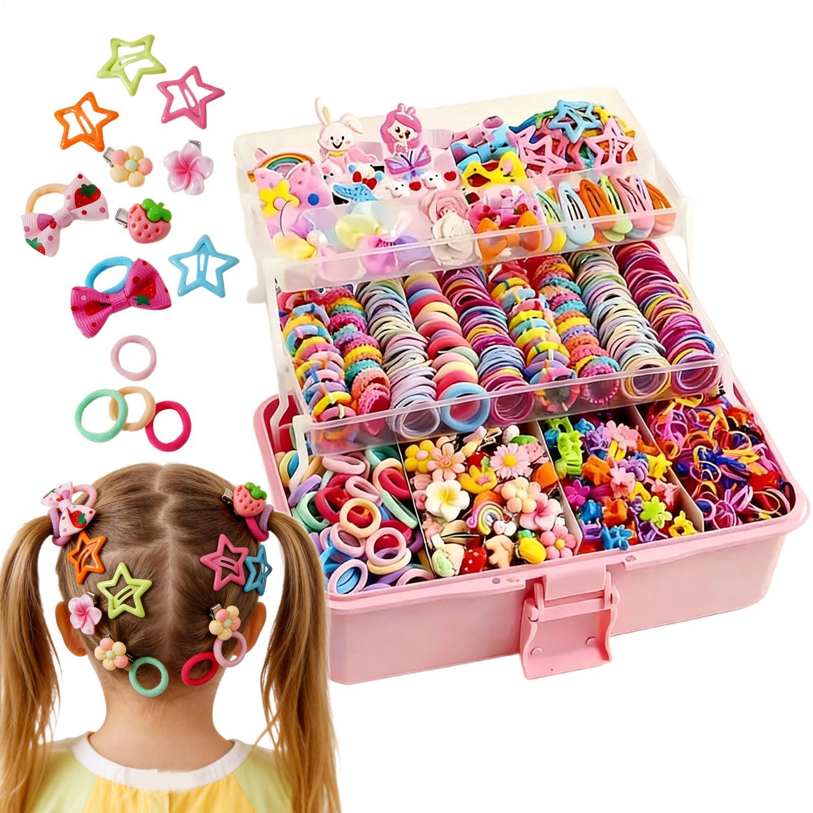 618Pcs Girls Hair Accessories  - Tie Clip Set ulasan dan harga