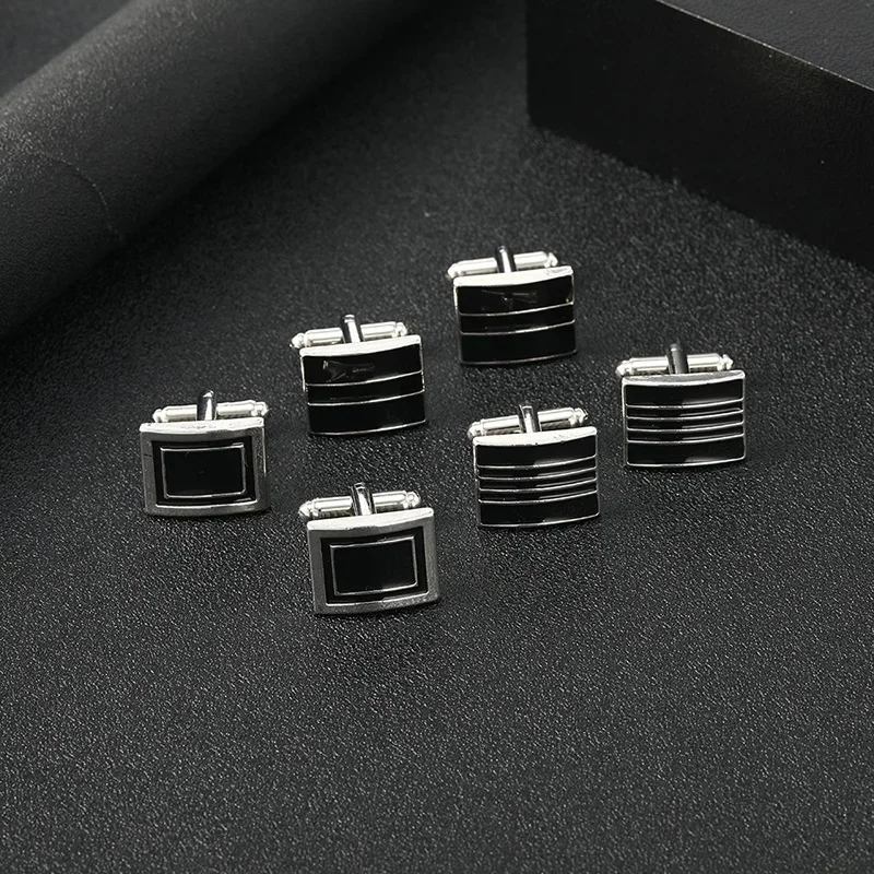 High Quality French Square Cuf - Men Accessories Jewelry ulasan dan harga
