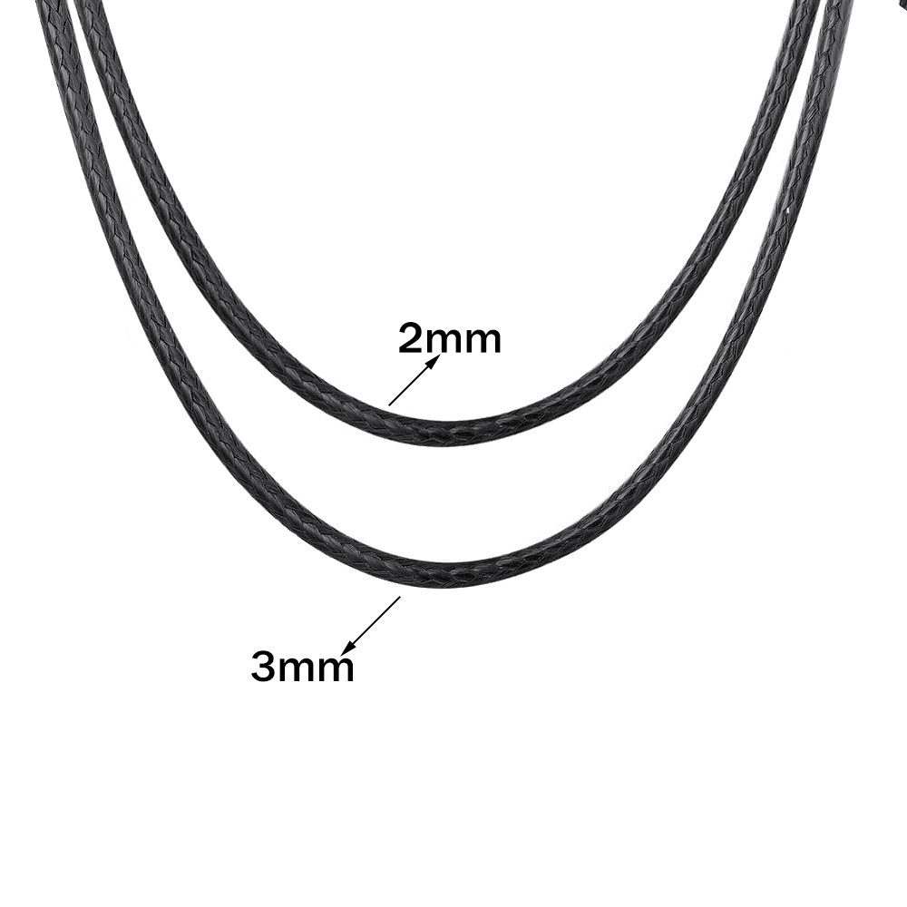 2MM/3MM 45/50/60cm Black Water - Men Accessories Necklace ulasan dan harga