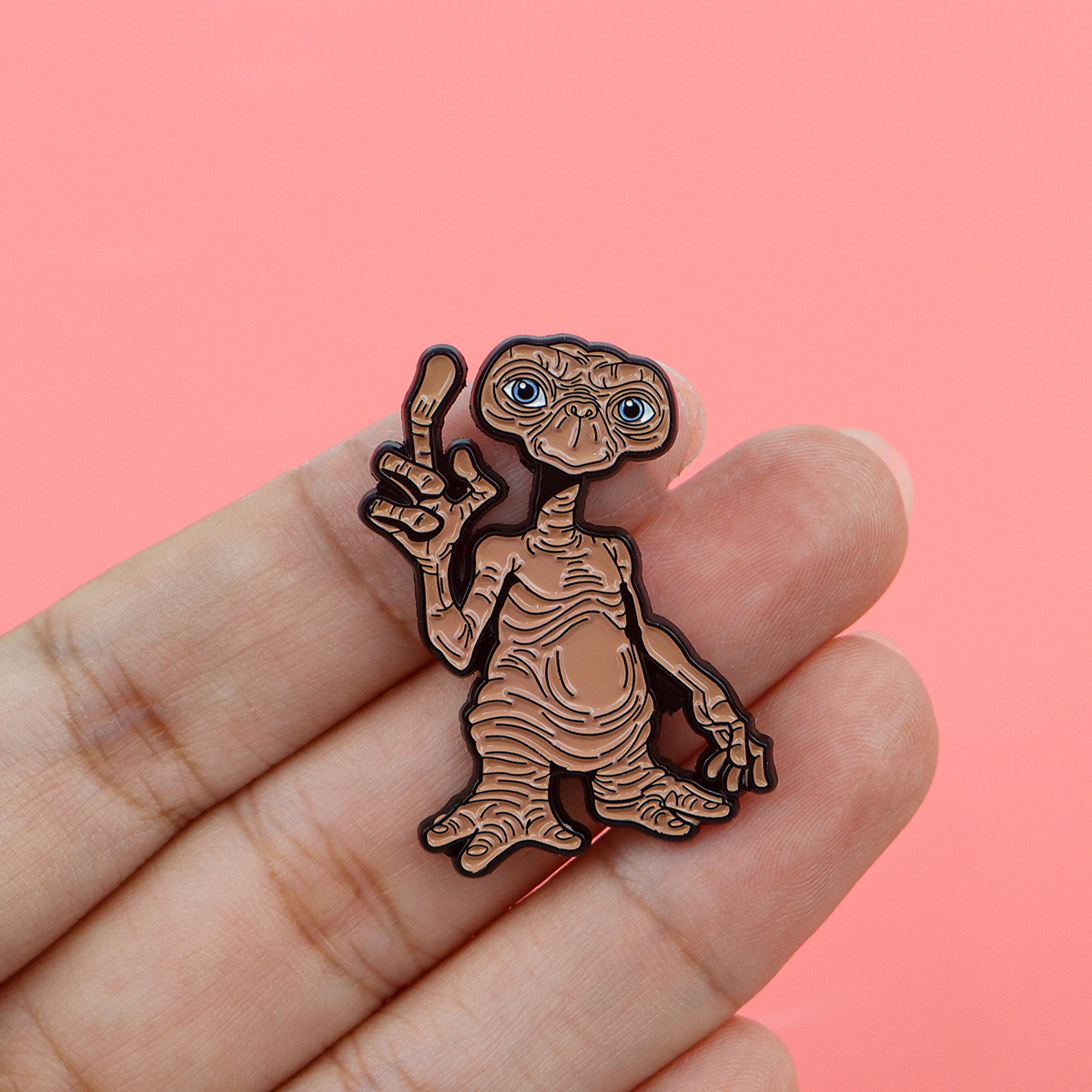 Vintage Funny Alien Enamel Car - Men Accessories Jewelry ulasan dan harga