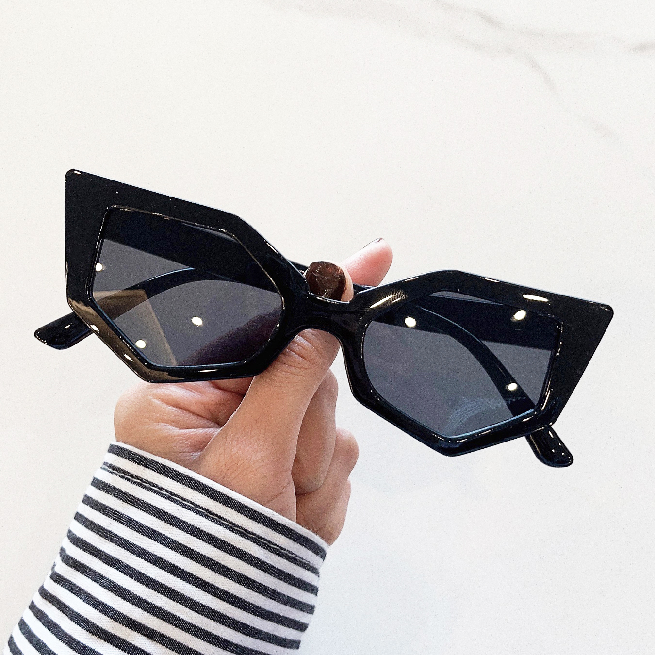 Fashion Geometric Cat Eye Fram - Men'S Accessories Trends 2025 ulasan dan harga