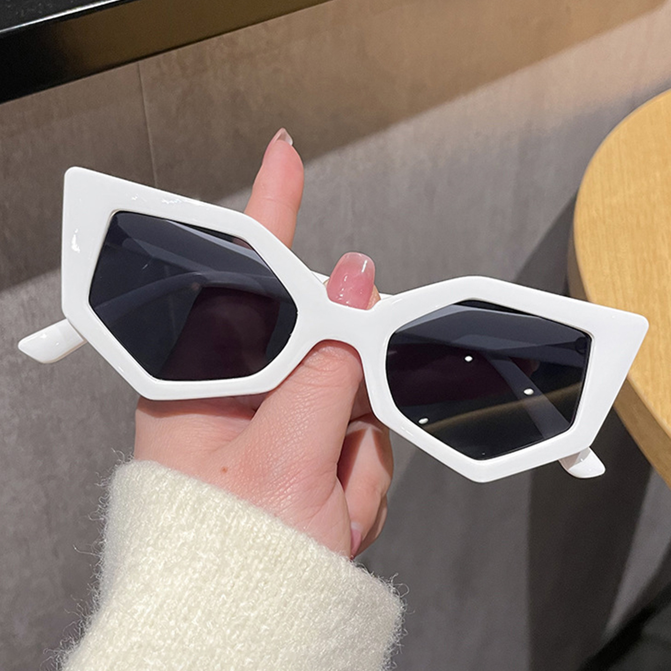 Fashion Geometric Cat Eye Fram - Men'S Accessories Trends 2025 ulasan dan harga