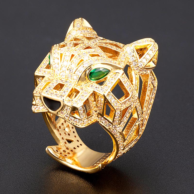 Zlxgirl jewelry Gold leopard s - Men'S Accessories Dubai ulasan dan harga