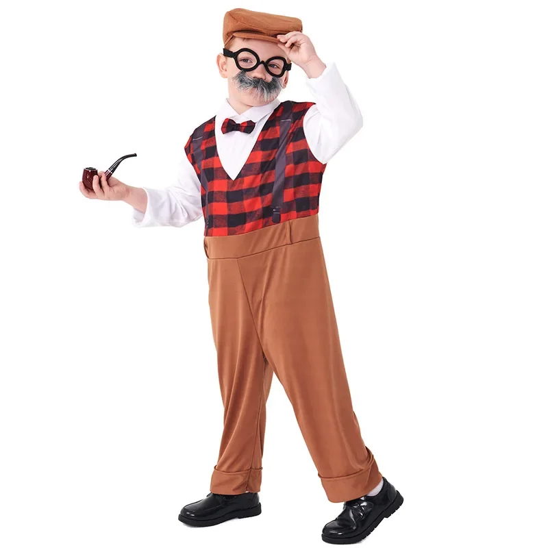 Halloween Cosplay Old Man Cost - Men'S Accessories Glasses ulasan dan harga