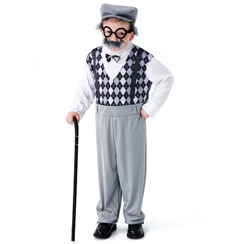 Halloween Cosplay Old Man Cost - Men'S Accessories Glasses ulasan dan harga