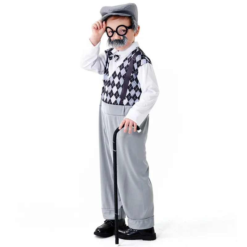 Halloween Cosplay Old Man Cost - Men'S Accessories Glasses ulasan dan harga