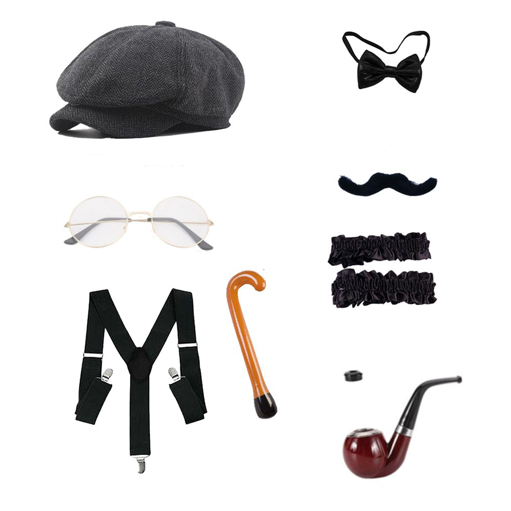 PESENAR Old Man Costume Access - Men'S Accessories In The 1920S ulasan dan harga